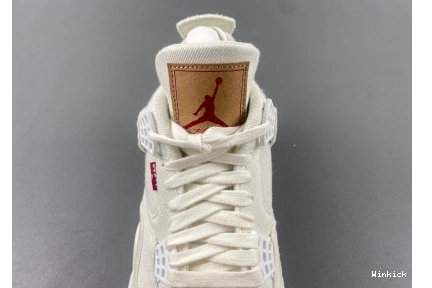 'WHITE' X JORDAN 4 AIR LEVI'S 0720